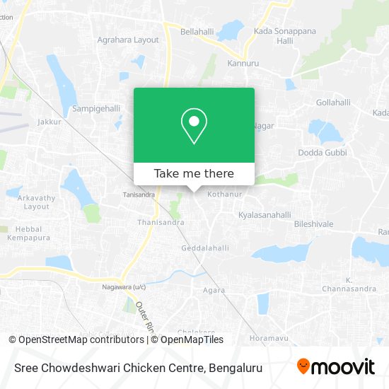 Sree Chowdeshwari Chicken Centre map