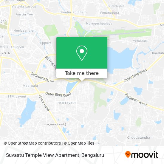 Suvastu Temple View Apartment map