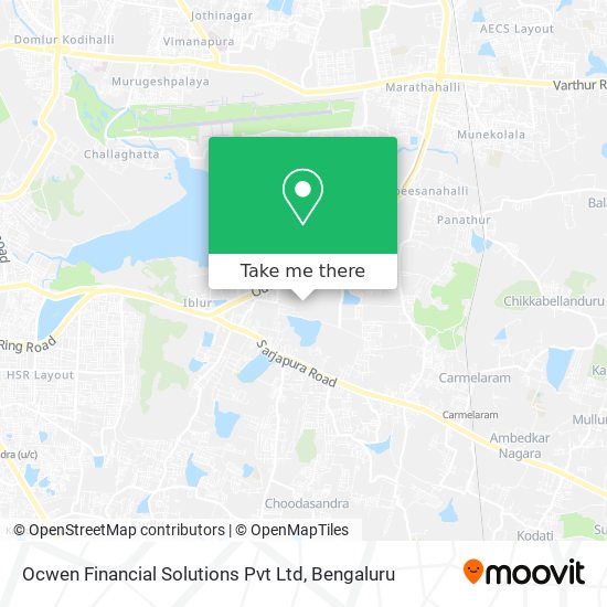 Ocwen Financial Solutions Pvt Ltd map