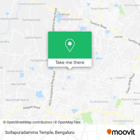 Sollapuradamma Temple map