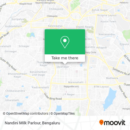 Nandini Milk Parlour map