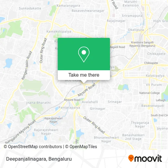 Deepanjalinagara map