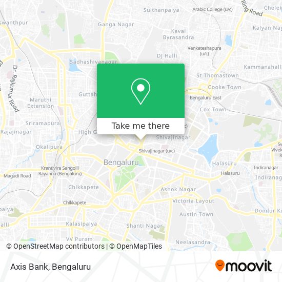 Axis Bank map