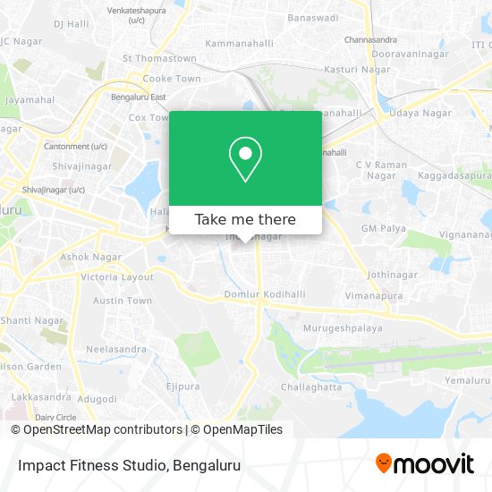 Impact Fitness Studio map