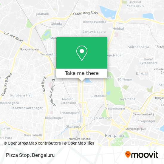 Pizza Stop map