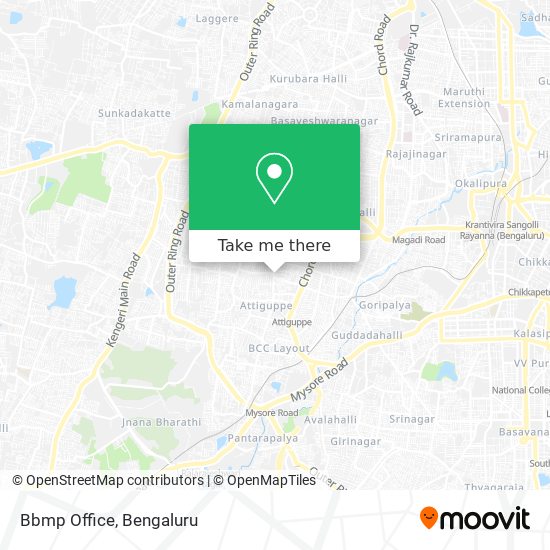 Bbmp Office map