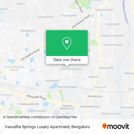 Vasudha Springs Luxary Apartment map
