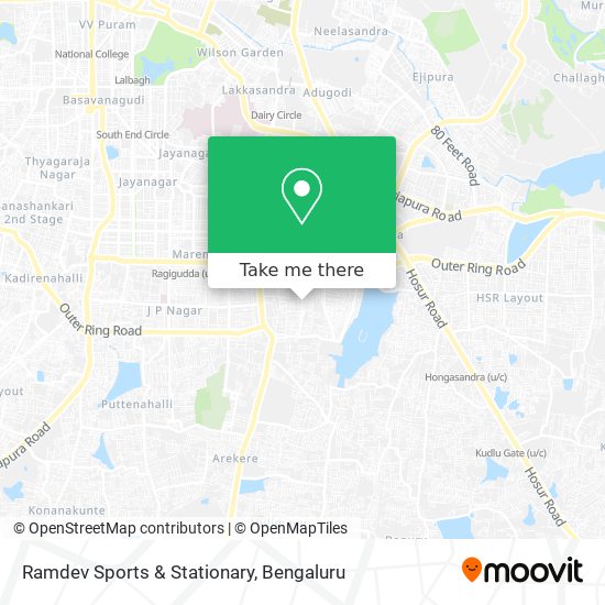 Ramdev Sports & Stationary map