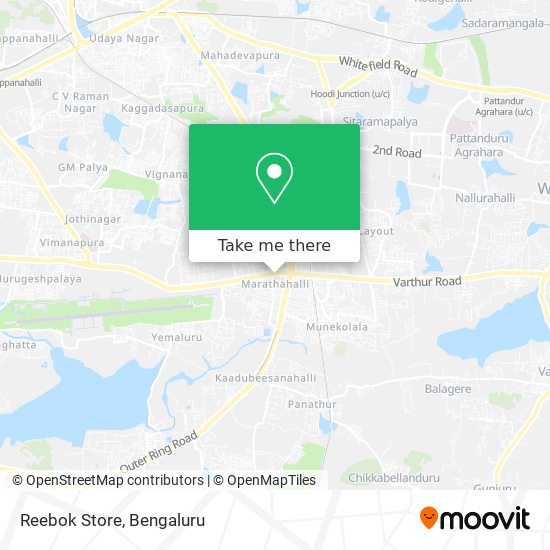 Reebok Store map