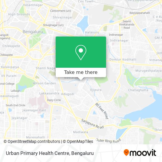 Urban Primary Health Centre map