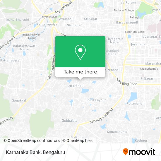 Karnataka Bank map