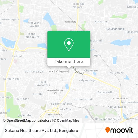 Sakaria Healthcare Pvt. Ltd. map