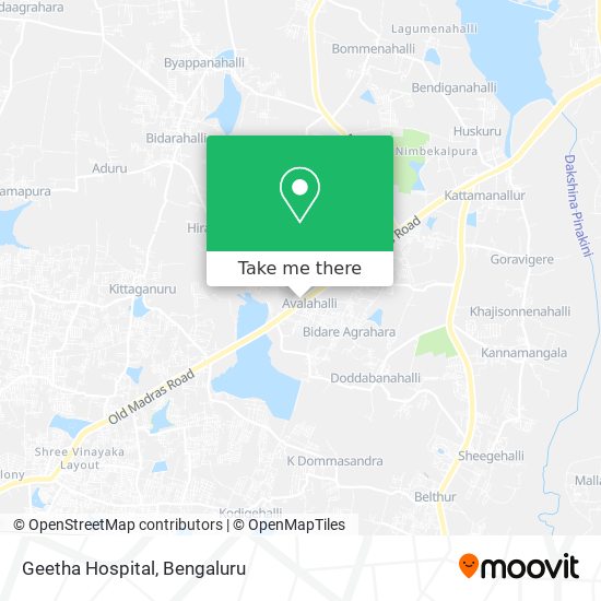 Geetha Hospital map