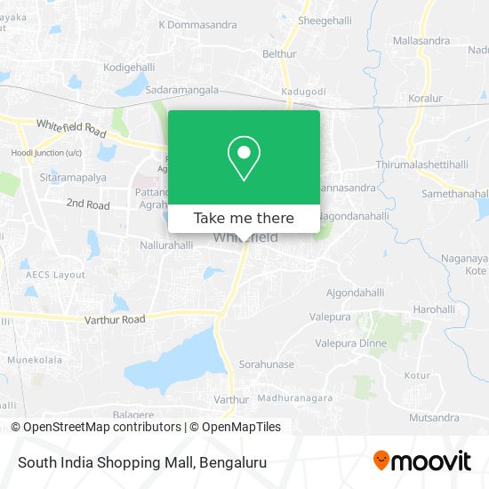 South India Shopping Mall map