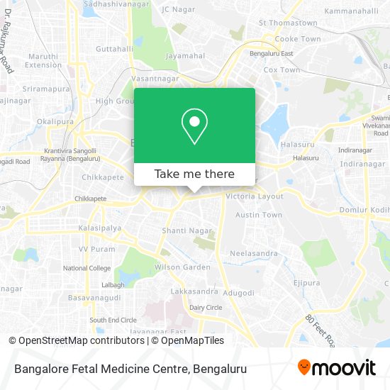 Bangalore Fetal Medicine Centre map