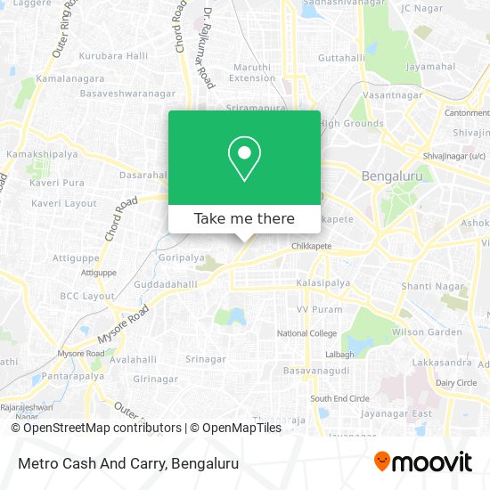 Metro Cash And Carry map