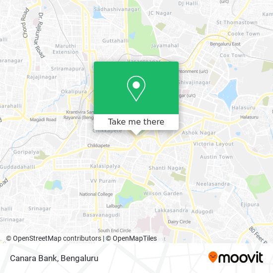 Canara Bank map