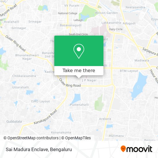 Sai Madura Enclave map