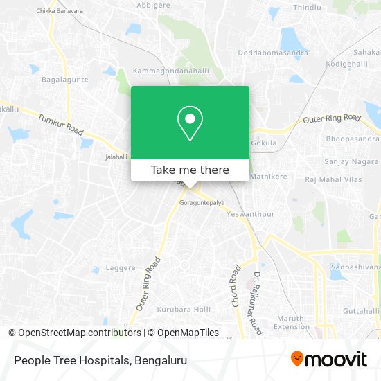 People Tree Hospitals map