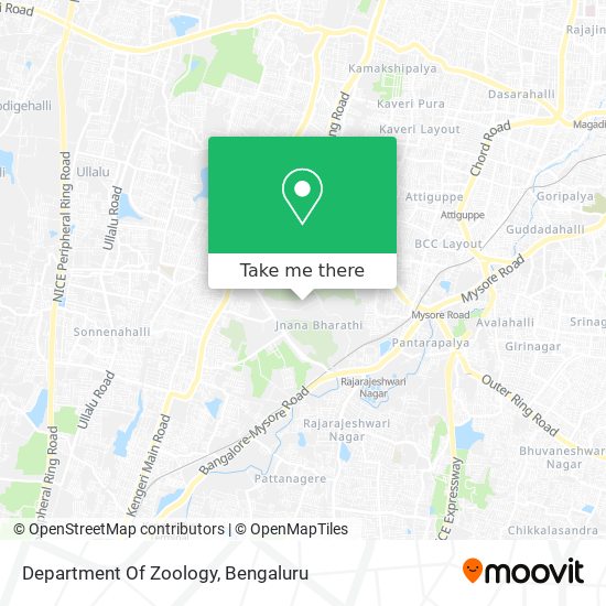 Department Of Zoology map
