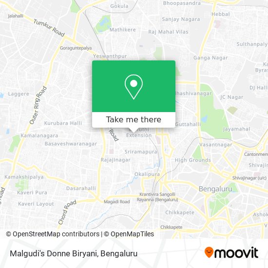 Malgudi's Donne Biryani map