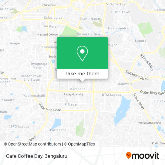 Cafe Coffee Day map