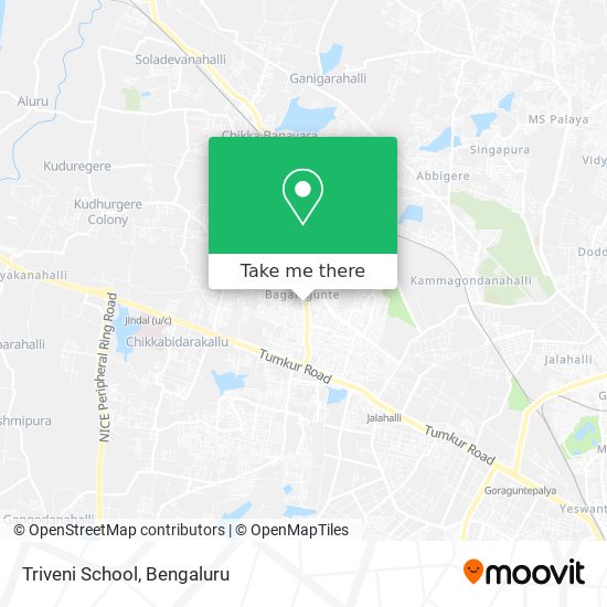 Triveni School map