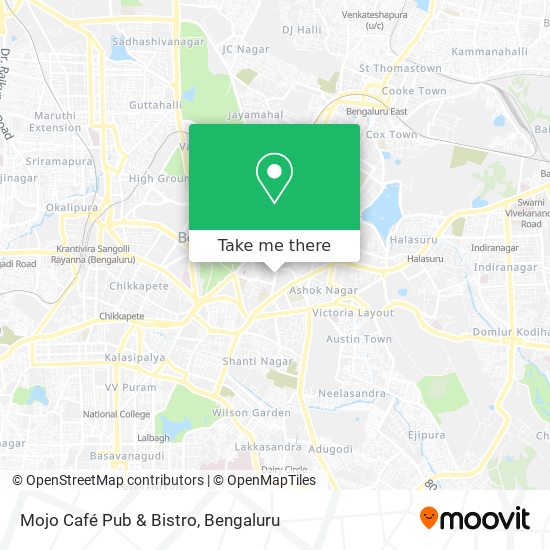 Mojo Café Pub & Bistro map