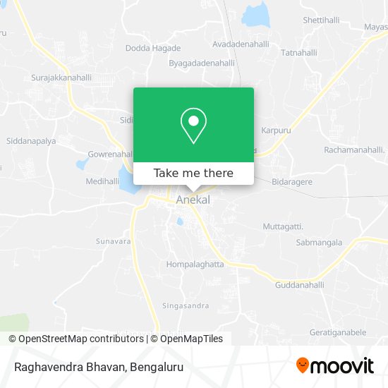 Raghavendra Bhavan map