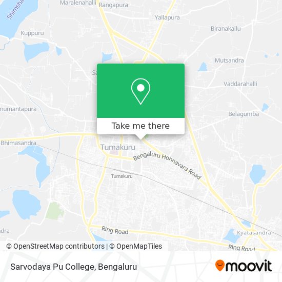 Sarvodaya Pu College map