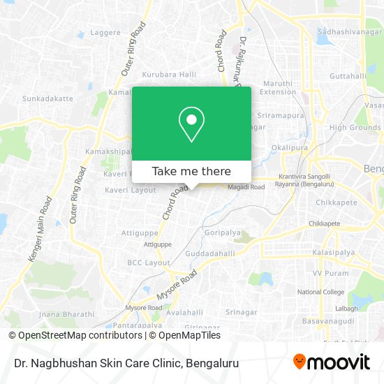 Dr. Nagbhushan Skin Care Clinic map