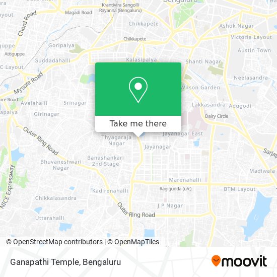 Ganapathi Temple map