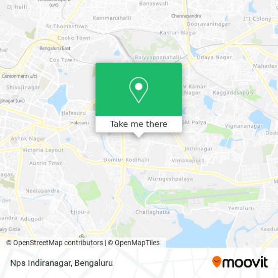 Nps Indiranagar map