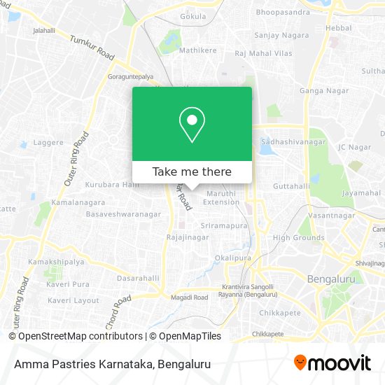 Amma Pastries Karnataka map