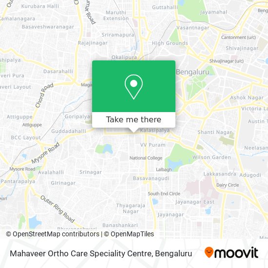Mahaveer Ortho Care Speciality Centre map