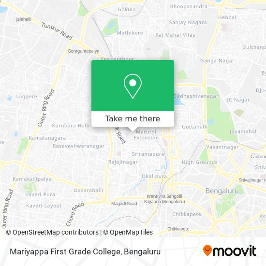 Mariyappa First Grade College map