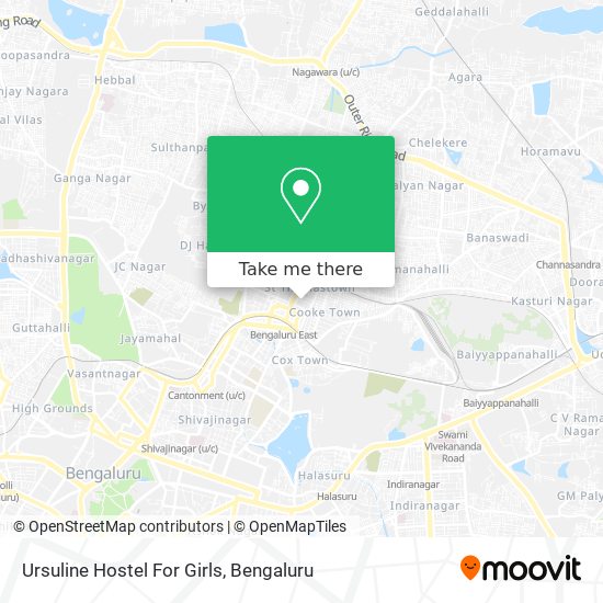 Ursuline Hostel For Girls map