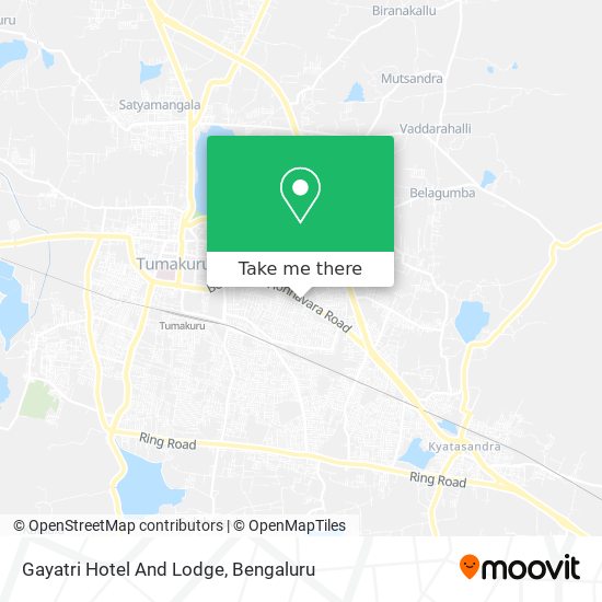 Gayatri Hotel And Lodge map