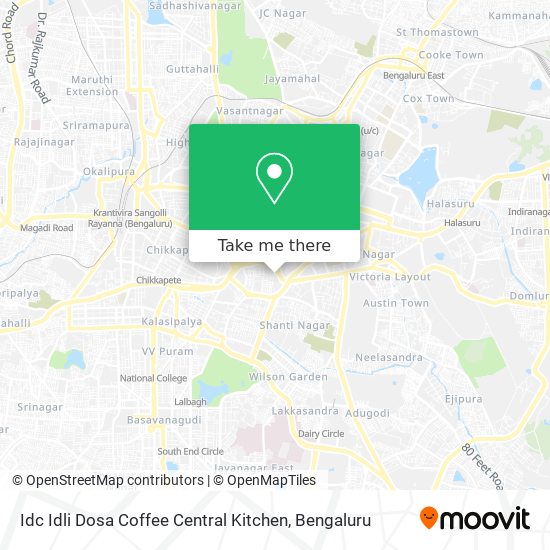 Idc Idli Dosa Coffee Central Kitchen map