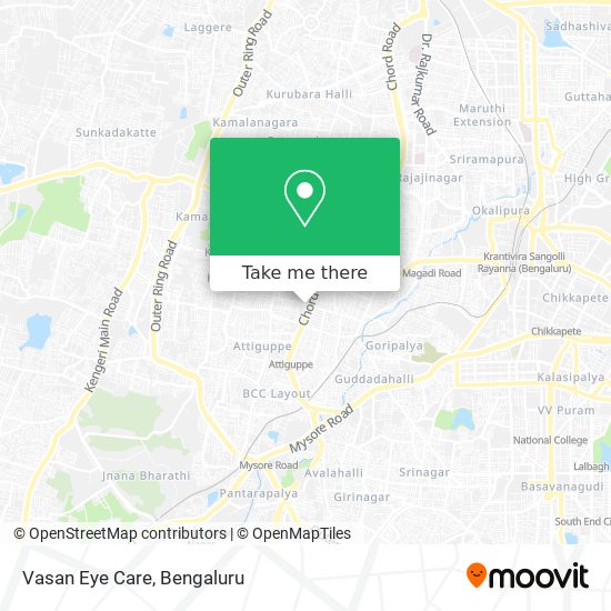 Vasan Eye Care map