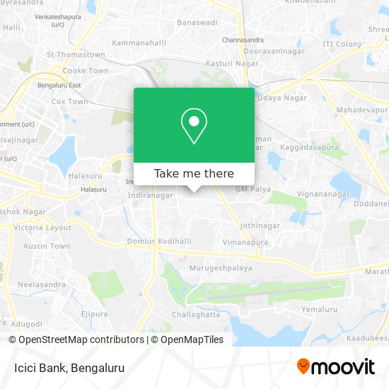 Icici Bank map