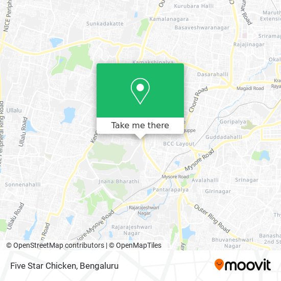 Five Star Chicken map