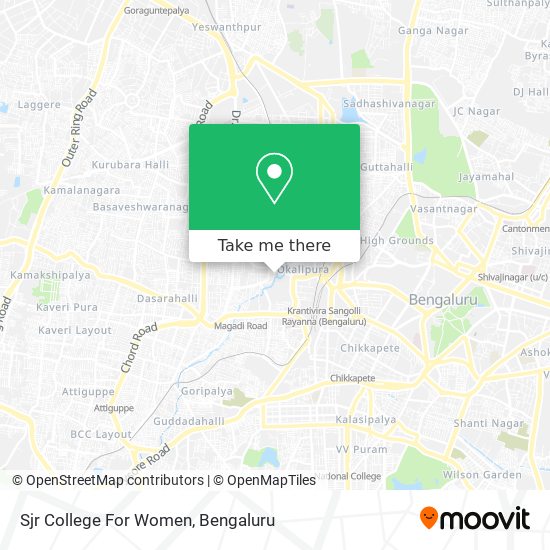 Sjr College For Women map