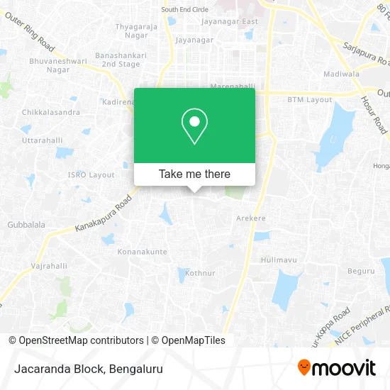 Jacaranda Block map