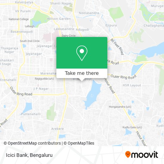 Icici Bank map