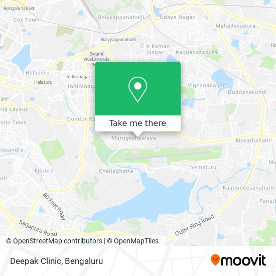 Deepak Clinic map
