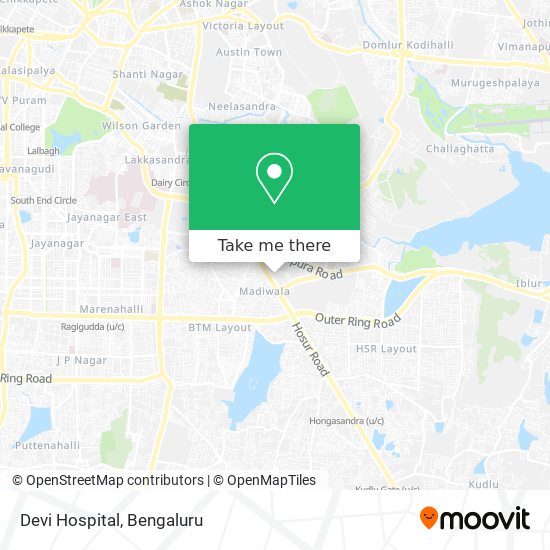 Devi Hospital map