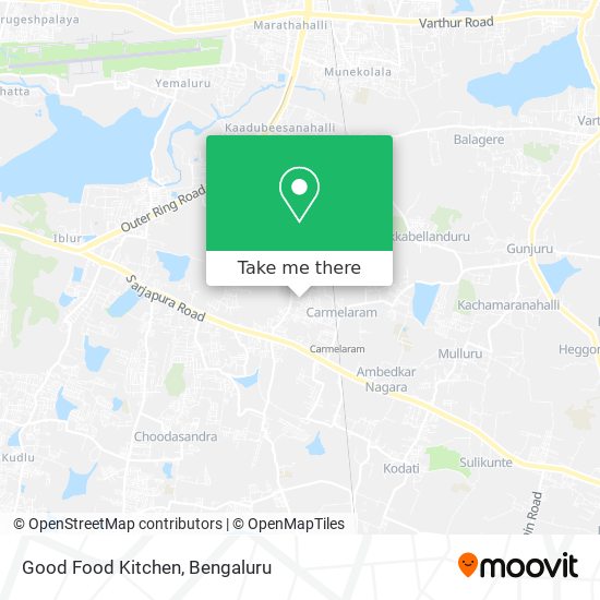 Good Food Kitchen map