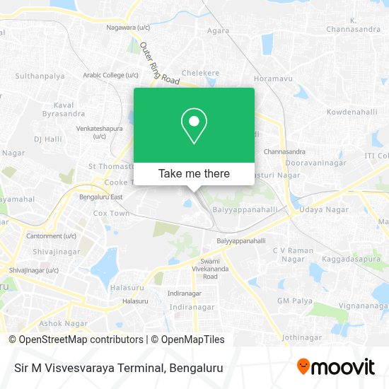 How to Get to Sir M Visvesvaraya Terminal in Bennigana Halli by Bus or ...