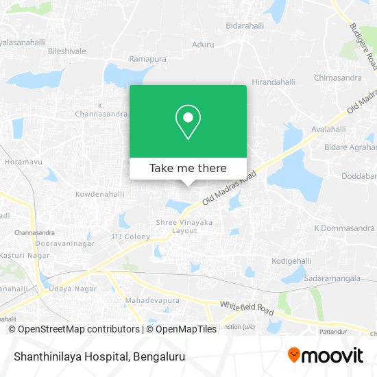 Shanthinilaya Hospital map